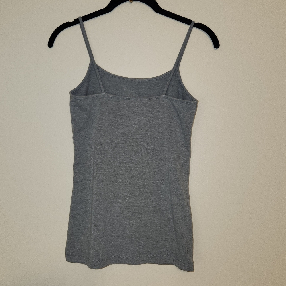 Grey Scoop Neck Cami Top - Picture 2 of 4